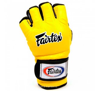 Перчатки MMA Fairtex (FGV-13 yellow)